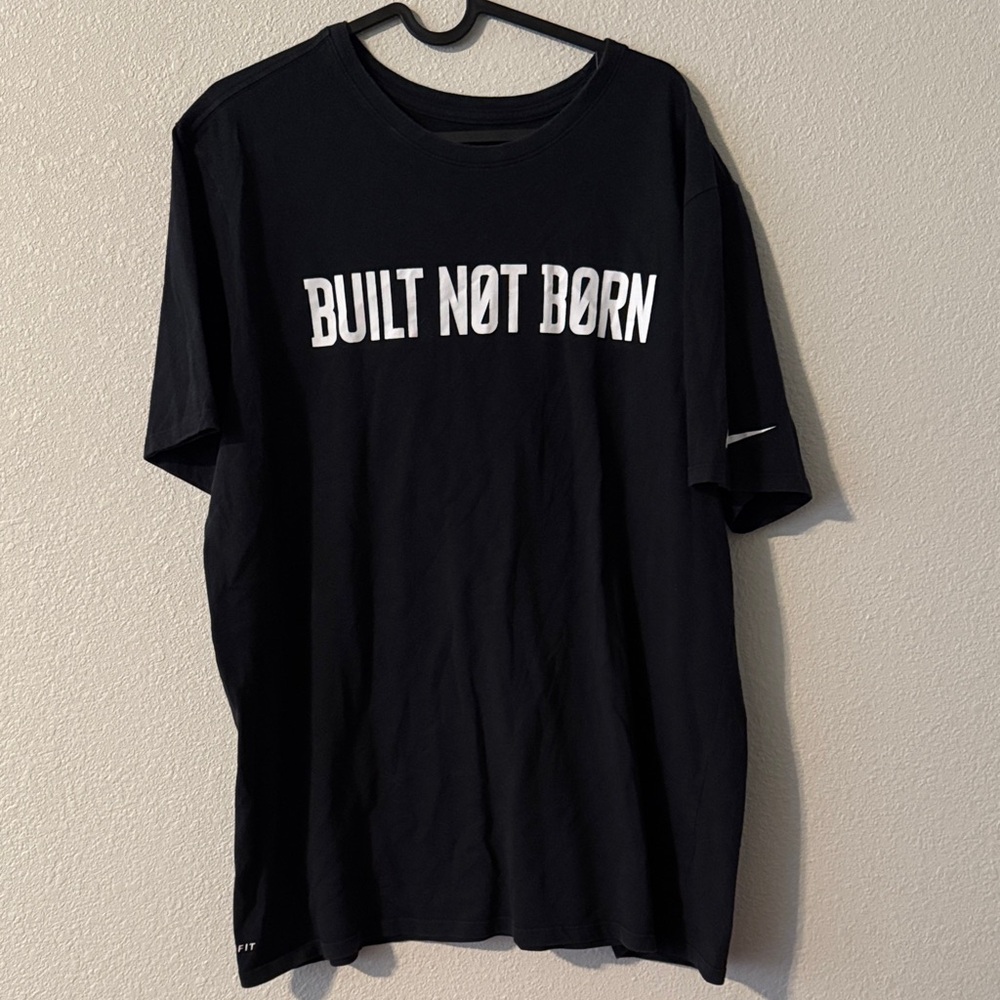 Nike Black 'Built Not Born' T-Shirt